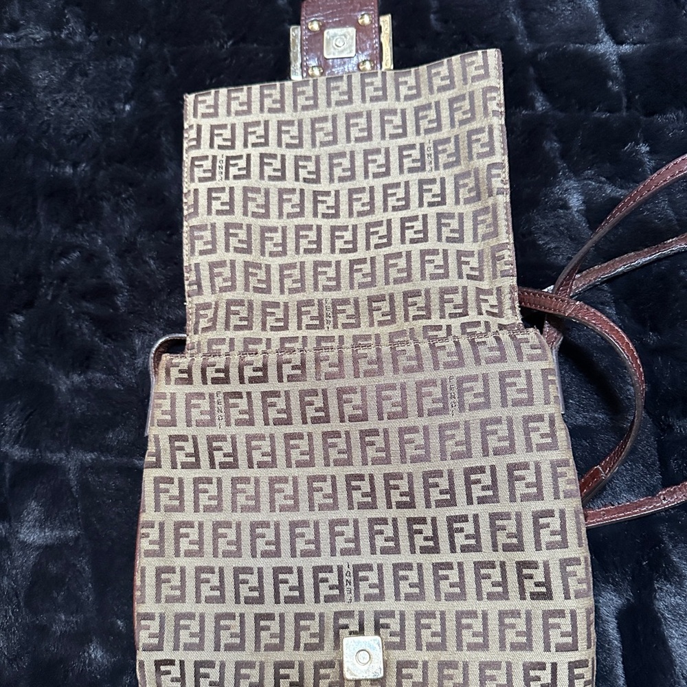 FENDI Zucchino small Crossbody Bag - Picture 13 of 14